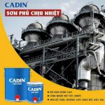 Nhà Phân Phối Sơn Chịu Nhiệt Cadin 200 Độ Màu Đỏ Htp-344 Chính Hãng Tại Bình Dương