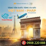 Vietnam Airlines Tăng Tần Suất Đường Bay Đi Pháp, Tặng Ưu Đãi