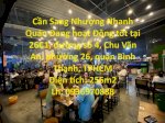 Cần Sang Nhượng Nhanh Quán Đang Hoạt Động Tốt Tại Quận Bình Thạnh, Tphcm