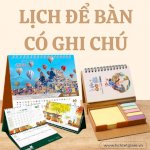 Lịch Để Bàn Có Ghi Chú