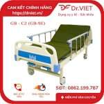 Giường Bệnh Nhân 2 Tay Quay Lucass Gb-C2 (Gb-9E) Chính Hãng- Chức Năng Chính Là Nâng Đầu Và Nâng Chân,Thương Hiệu Mỹ