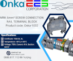 Mrk 6Mm² Screw Connection Rail Terminal Block - Mã Sản Phẩm: Onka-1032
