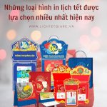 Những Loại Hình In Lịch Tết Được Lựa Chọn Nhiều Nhất Hiện Nay