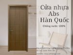 Cửa Nhựa Abs Hàn Quốc Tại Bến Lức - Chịu Nước 100%