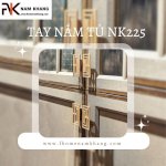 Tay Nắm Cửa Tủ Dạng Cặp Màu Vàng Mờ Nk225 | Fhome Namkhang