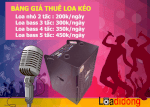 Bảng Giá Cho Thuê Loa Kéo Tp.hcm Giá Rẻ - Giao Nhanh 30 Phút