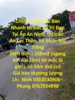 Chính Chủ Cần Bán Nhanh Lô Đất Vị Trí Đẹp Tại Kế Sách, Sóc Trăng - Giá Cực Rẻ