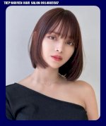 Tóc Nâu Kiwi, Nâu Mocha Cực Trend Năm 2023 - Tiệp Nguyễn Hair Salon 75