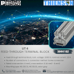 Ut 4 - Feed-Through Terminal Block - 3044102