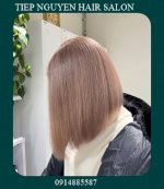 Màu Nâu Kiwi, Màu Nâu Mocha, Màu Nâu Tây Không Tẩy - Tiệp Nguyễn Hair Salon 588