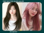 Màu Nâu Kiwi, Màu Nâu Mocha, Màu Nâu Tây Không Tẩy - Tiệp Nguyễn Hair Salon 869