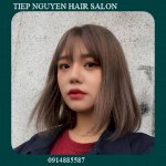 Màu Nâu Kiwi, Màu Nâu Mocha, Màu Nâu Tây Không Tẩy - Tiệp Nguyễn Hair Salon 878