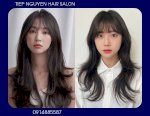 Những Màu Nâu Đen, Màu Xanh Rêu Không Tẩy Hot Trend 2023 - Tiệp Nguyễn Hair Salon 2