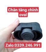 Chân Đế Nhựa Hình Oval Tăng Chỉnh Chân Bàn 30X60Mm, 30X70Mm