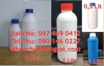 Chai 500 Ml Có Nắp Thoát Khí Đựng Mẫu Thử, Chai 1 Lít Đựng Thuốc Sâu, Chai 1 Lít Đựng Mẫu Thử, Chai Nhựa 500 Ml Trắng Đục, Chai Nhựa 1 Lít Đựng Hóa Chất, Thực Phẩm Hcm, Đồng Nai, Long An, Bình Dương, Quận Bình Thạnh, Quận Thủ Đức.