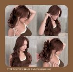 Màu Nâu Tây, Màu Nâu Caramel Siêu Hot Không Tẩy - Tiệp Nguyễn Hair Salon 413