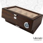 Hộp Bảo Quản Giữ Ẩm Cigar Lubinski Yja60020, Quà Tặng Sếp Nam