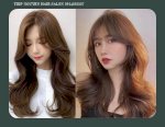 Top Màu Nâu Kiwi, Màu Nâu Caramel Hot Trend 2023 - Tiệp Nguyễn Hair Salon 791