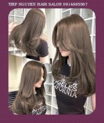 Màu Nâu Sữa, Màu Nâu Kiwi, Màu Nâu Tây - Tiệp Nguyễn Hair Salon 418