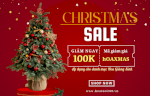 Christmas Big Sale - Giảm Ngay 100K Cho Đơn Hàng Hoa Giáng Sinh