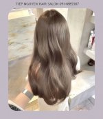 Nâu Caramel, Màu Nâu Sữa, Nâu Kiwi - Tiệp Nguyễn Hair Salon 126