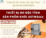 Hệ Thống Đo Độc Tính Sản Phẩm Khói Nbs Astm E662 (Iso 13344) - Concept Equipment