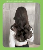 Tóc Nâu Kiwi, Nâu Caramel - Tiệp Nguyễn Hair Salon 138