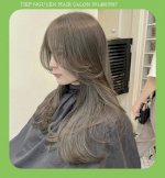 Tóc Nâu Kiwi, Nâu Caramel - Tiệp Nguyễn Hair Salon 168