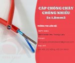 Dây Nguồn Báo Cháy 2X1.0Mm2 Chống Cháy, Chống Nhiễu