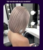 Tóc Nâu Kiwi, Nâu Caramel - Tiệp Nguyễn Hair Salon 313