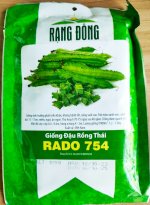 Gói Lớn 100Gr Hạt Giống Đậu Rồng Thái Rạng Đông Rado754