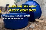 Thùng Dung Tích Lớn Dùng Trong Nhà Máy Dệt Nhuộm Vải, Thùng Dung Tích 2000L, Thùng 500L Nuôi Cá