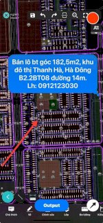 Bán B Thự B2.2 Bt 08 Khu Đô Thị Thanh Hà, Hà Đông