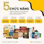 Top 5 Chức Năng Quan Trọng Của Bao Bì Giấy Đựng Sản Phẩm