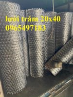 Lưới Trám Ô 20X40Mm Khổ 1M, 1.2M Dài 10M , Lưới Dập Giãn 20X40, Lưới Mắt Cáo 20X40Mm, Lưới Hình Thoi Mắt 20X40