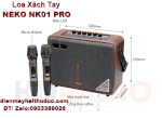 Loa Xách Tay Neko Nk01 Pro Kèm Theo 2 Micro Uhf