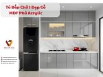 Tủ Bếp Chữ I Đẹp Gỗ Mdf Phủ Acrylic Sang Trọng