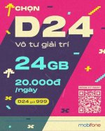 Mobifone Tung Deal Giảm 50% Giá Gói Cước Ngày D24