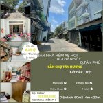 Bán Nhà Hxh 6M Nguyễn Súy 80M2, 6,25Tỷ, Gần Chợ Tân Hương