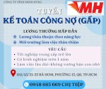 Cty Tnhh Vĩnh Minh Hưng Tuyển Kế Toán Công Nợ (Gấp)