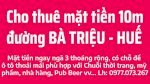 Cho Thuê Nhà Mặt Tiền Nằm Tại Ngã Ba Bà Triệu - Hà Huy Tập