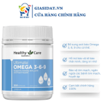 Viên Uống Hỗ Trợ Tim Mạch Và Huyết Áp Healthy Care Ultimate Omega 3 6 9 Úc