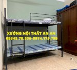 Giường Tầng Khung Sắt Hộp 40*40 Tại Mỹ Đình, Hn