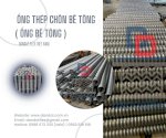 Ống Thép Chôn Bê Tông, Ống Bê Tông Dn100, Khớp Nối Inox, Khớp Nối Ống Mềm