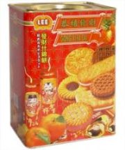 Bánh quy hộp thiếc Gong Xi Fa Cai - LEE