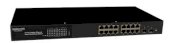 SureCom EP-818DG-WFS - 16Port Giagabit Ethernet Web Smart Rack-Mount Switch
