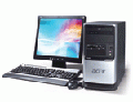 Máy tính Desktop Acer Aspire T680 (Intel Pentium IV 524(3.06GHz/ Cache 1MB/ 533Mhz)/Intel 915GV/ 533Mhz/256MB DDR2-533Mhz/HDD 80GB SATA/15" CRT monitor) Linuix