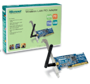 Micronet SP906GK WLAN PCI Adapter - 54 Mbps Built-in Antenna