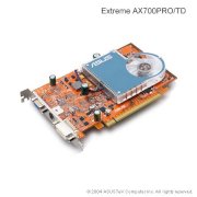 ASUS Extreme AX700PRO/TD/128M (ATI Radeon X700 PRO, 128MB, GDDR3, 128-bit, PCI Express x16) 