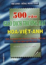 500 câu giao dịch Hoa - Việt - Anh